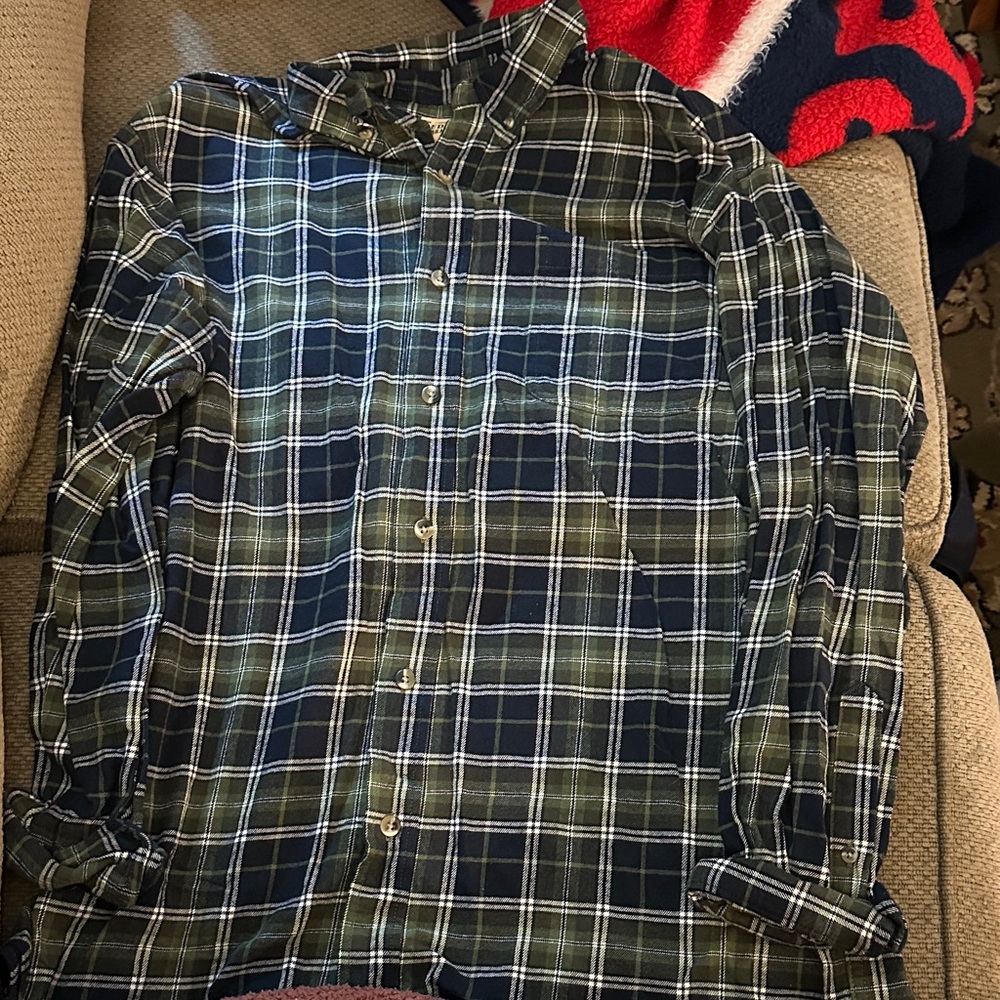 Red Head Brand Co. Men’s Checkered Flannel Button-Up, Size Large